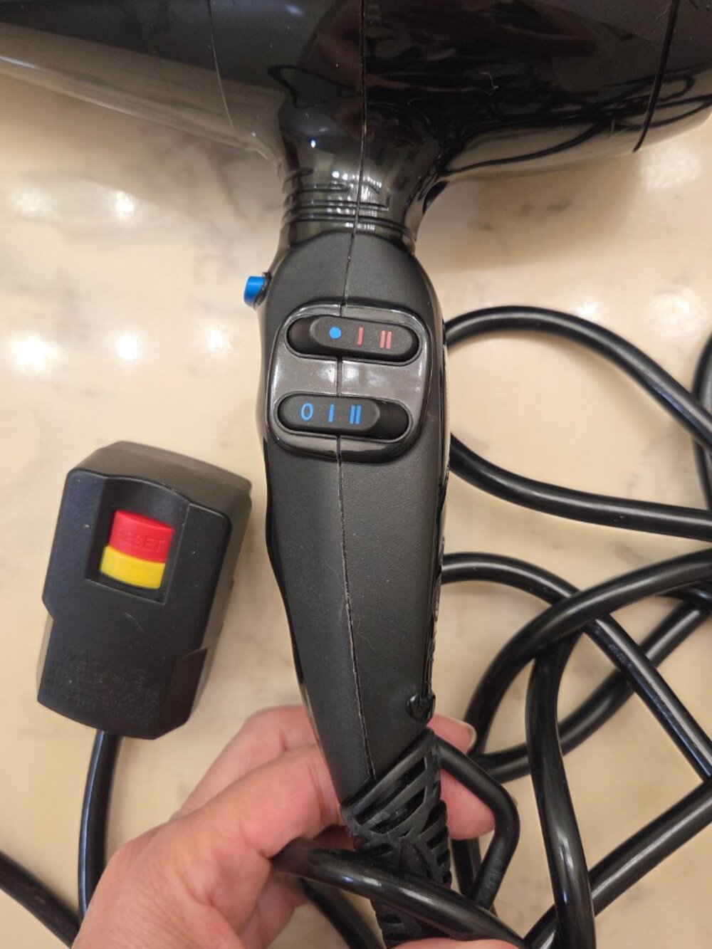 BaByliss PRO Portofino Nano Titanium Italy Made Professional Powerful Hair Dryer - Picture 3 of 14